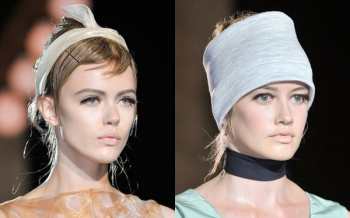 Модный тренд - шарф-повязка для волос. Как носить шарф-повязку в осеннем сезоне 2012